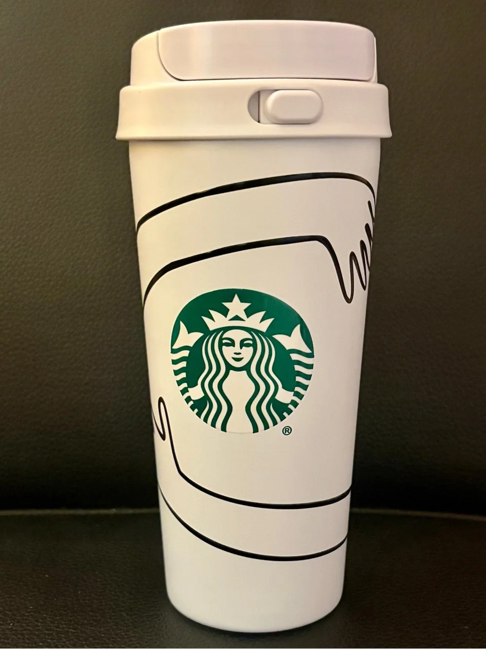 NWT STARBUCKS KITCHEN Coffee for All SPRING 2026 16oz 473mL Hug Graphic Tumbler